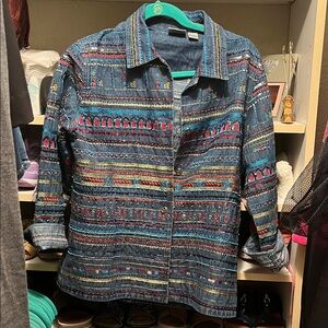 Chico's Blue Denim Jacket
